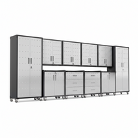 10-Piece Heavy Duty Steel Garage Cabinet System
