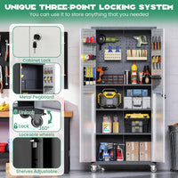 10-Piece Heavy Duty Steel Garage Cabinet System