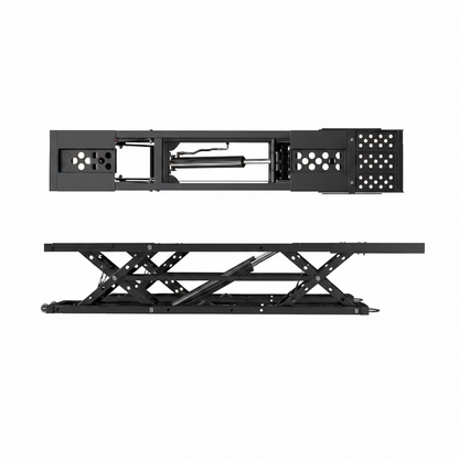 7000 LBS Portable Car Lift, Heavy Duty Quick Jack with 26.8" Max Height, Extended-Length Plates, 120V Power Unit, for Cars, Suvs, Light Trucks, Shop Use or Garage, Black