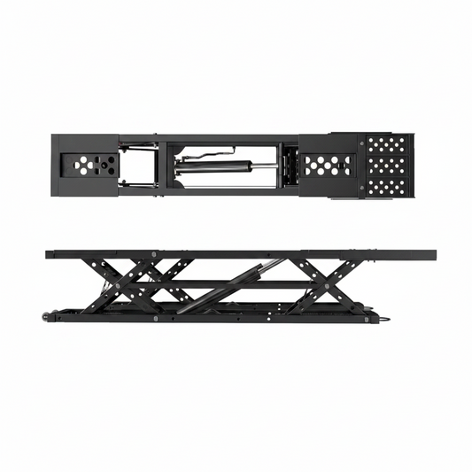 7000 LBS Portable Car Lift, Heavy Duty Quick Jack with 26.8" Max Height, Extended-Length Plates, 120V Power Unit, for Cars, Suvs, Light Trucks, Shop Use or Garage, Black