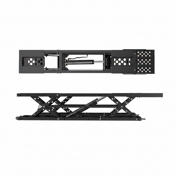 7000 LBS Portable Car Lift, Heavy Duty Quick Jack with 26.8" Max Height, Extended-Length Plates, 120V Power Unit, for Cars, Suvs, Light Trucks, Shop Use or Garage, Black